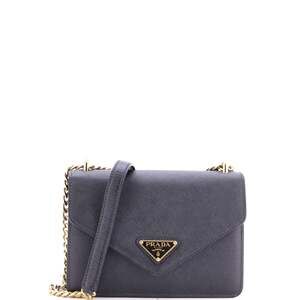 Prada Envelope Flap Chain Shoulder Bag #235088P15B